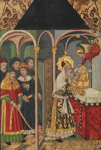 Panel with the Angel Appearing to Zacharias by Domingo Ram