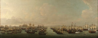 The English Squadron to Attack Havana in 1762 by Dominic Serres
