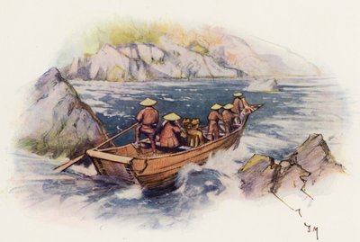 Shooting the Rapids, Japan by Donald (after) Maxwell