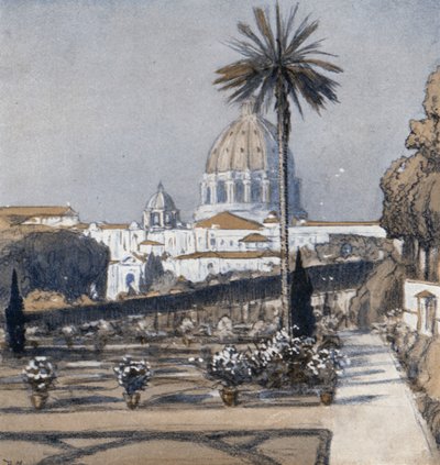 The Vatican Gardens by Donald (after) Maxwell