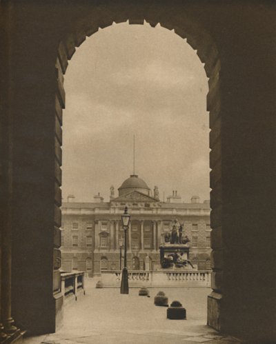 A Passing View of Somerset House from The Strand by Donald McLeish
