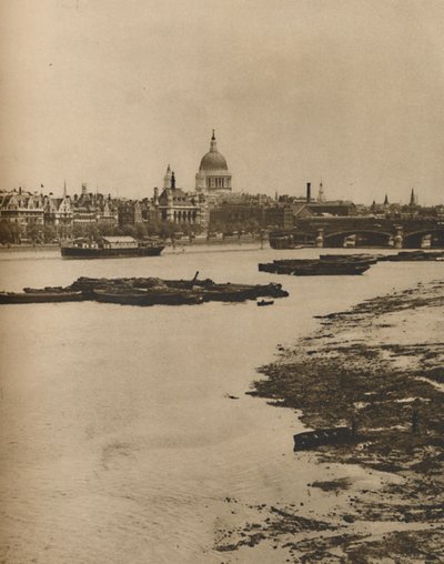 Embankment and Blackfriars from the South End of Waterloo Bridge by Donald McLeish