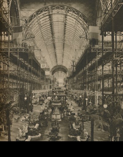 Great Hall with Its Clustering Beams and Ornamental Water by Donald McLeish