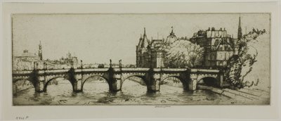 Le Pont Neuf, Paris by Donald Shaw MacLaughlan