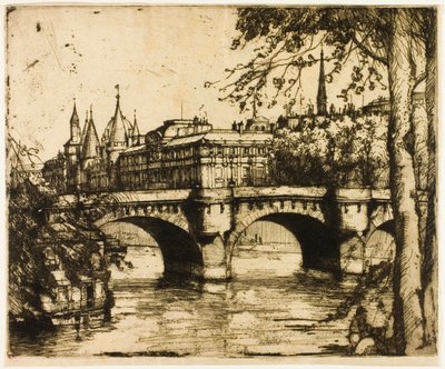 The Conciergerie, Paris by Donald Shaw MacLaughlan