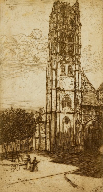 Tour St. Laurent, Rouen by Donald Shaw MacLaughlan