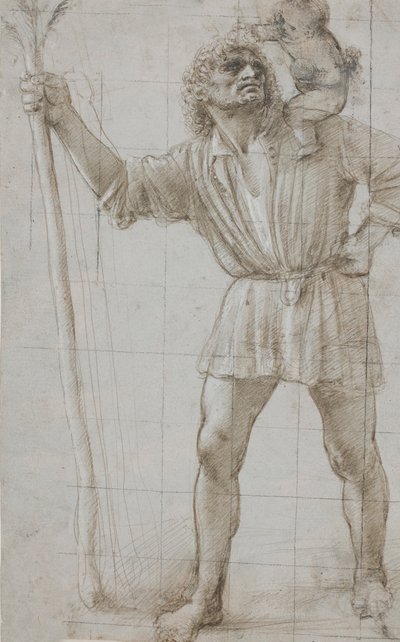 St. Christopher with the Infant Jesus by Donato Bramante