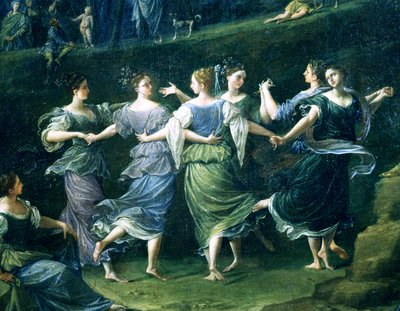 Dancers (detail) by Donato Creti