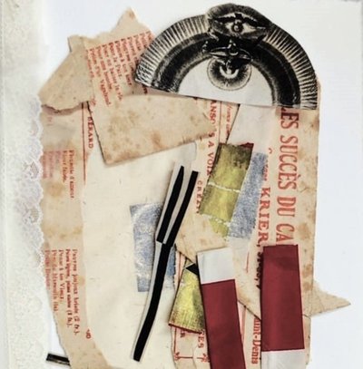 Abstract Eye Collage by Doris Schmitz