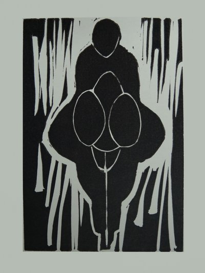 Bold Abstract Figure by Doris Schmitz