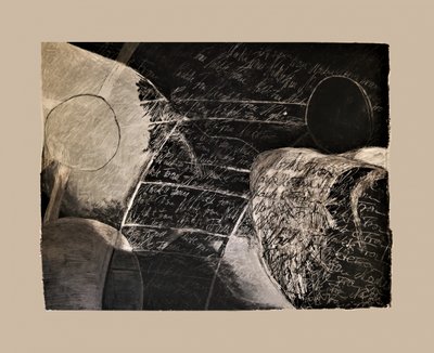 Dark Geometric Script by Doris Schmitz