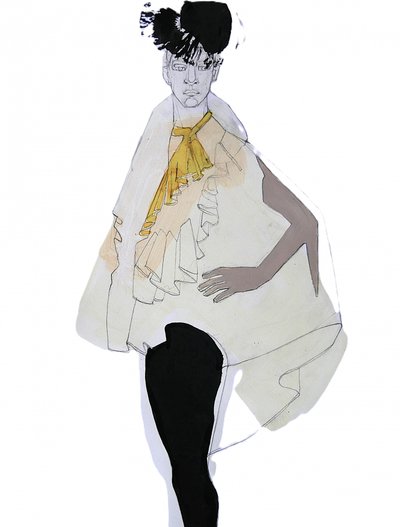 Elegant Fashion Figure by Doris Schmitz