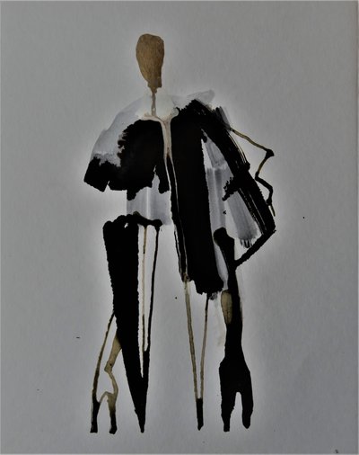 Elegant Fashion Figure by Doris Schmitz