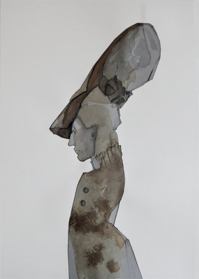 Elegant Figure Profile by Doris Schmitz