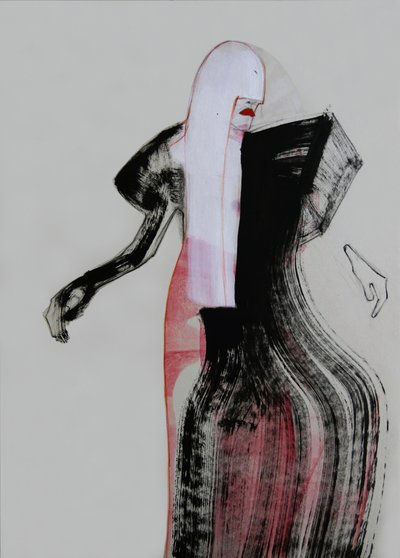 Elegant Red Lip Fashion by Doris Schmitz
