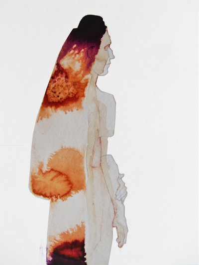 Ethereal Woman Profile by Doris Schmitz