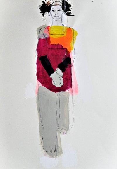 Modern Fashion Portrait by Doris Schmitz
