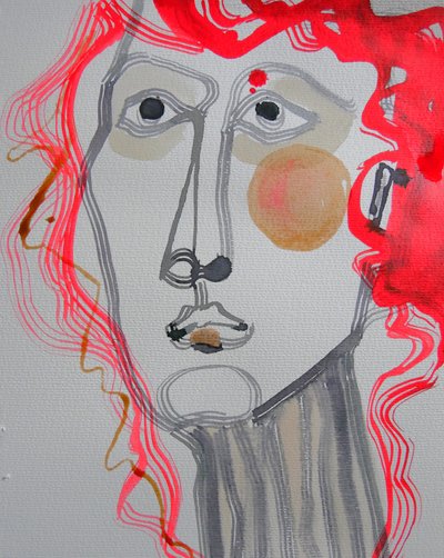 Red Haired Woman by Doris Schmitz