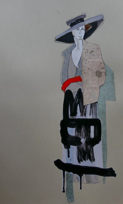 Stylish Woman Graffiti by Doris Schmitz