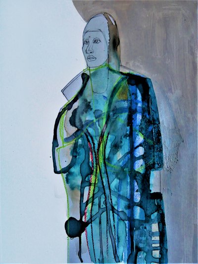 Tartan Woman by Doris Schmitz