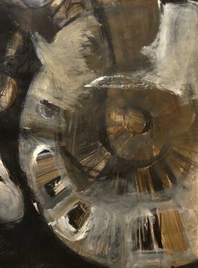 Textured Golden Spiral by Doris Schmitz