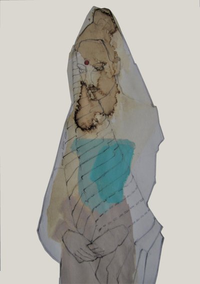 Veiled Contemplation Figure by Doris Schmitz