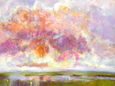 Marsh Sunset Glow by Dorothy Fagan