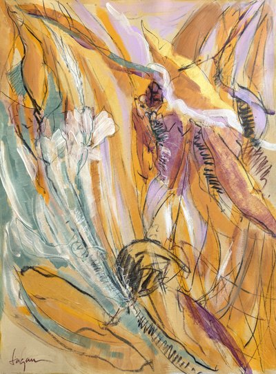 Vibrant Abstract Botanicals by Dorothy Fagan