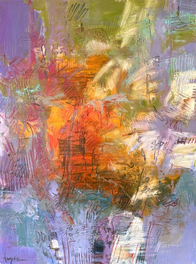 Vibrant Abstract Energy by Dorothy Fagan