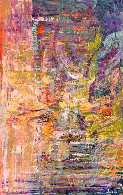 Vibrant Abstract Strokes by Dorothy Fagan