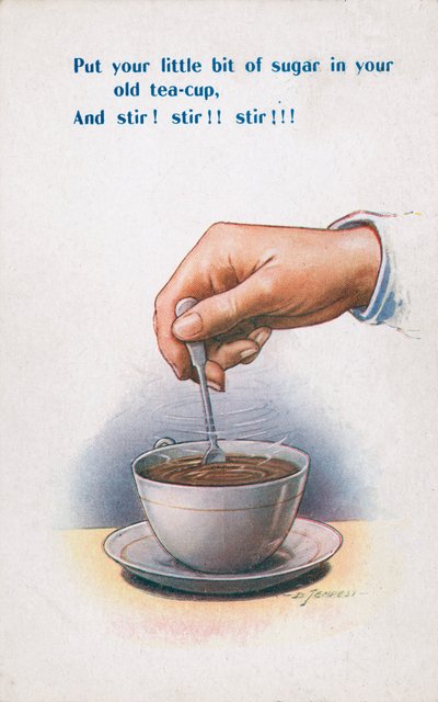Stirring Sugar in a Tea Cup by Douglas Tempest