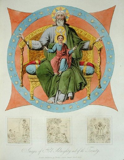 Images of God Almighty and of the Trinity from the Cathedral of the Assumption, Moscow, plate 14 from 