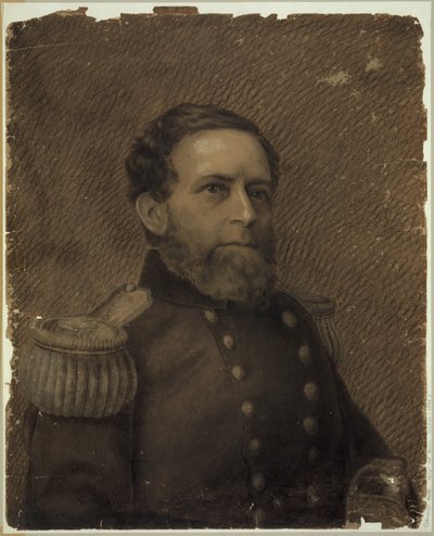 Admiral Andrew H. Foote, Head-and-Shoulders Portrait, in Military Uniform by Drawings
