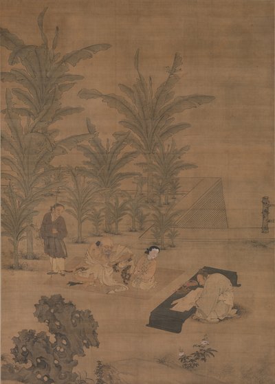The Scholar Fu Sheng Transmitting the Book of Documents, 15th-mid-16th century by Du Jin