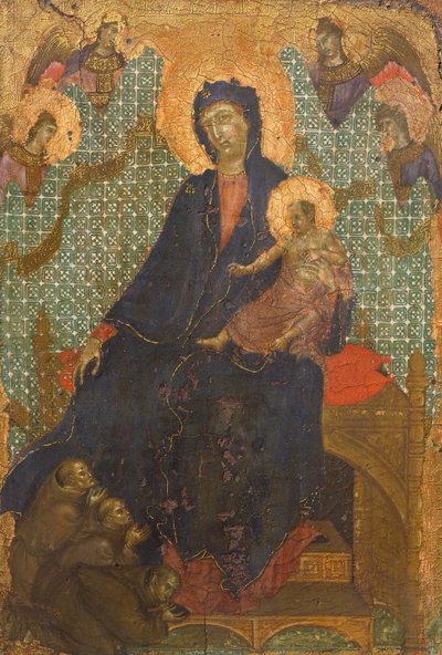 Madonna of Franciscans, by Duccio di Buoninsegna by Duccio di Buoninsegna