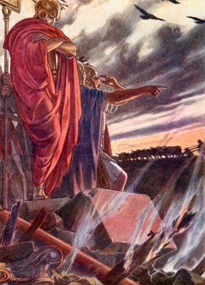 The City Was Given to the Flames by Dudley (after) Hardy