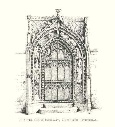 Chapter House Doorway, Rochester Cathedral by Duncan Moul