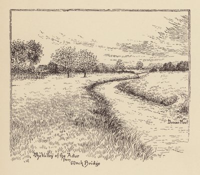 Sussex: The Valley of the Adur from Mock Bridge by Duncan Moul