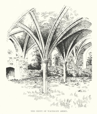 The Crypt of Waverley Abbey by Duncan Moul