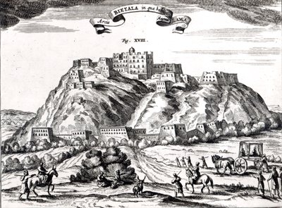 Bietala, Fortress of Lama the Great, Kingdom of Lhassa, illustration from 