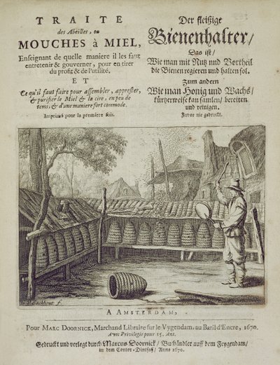 Cover of Traite des Abeilles, ou Mouches a Miel by Dutch School