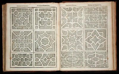 Designs for parterres, from 