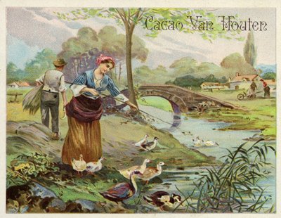 Duck keeping by Dutch School