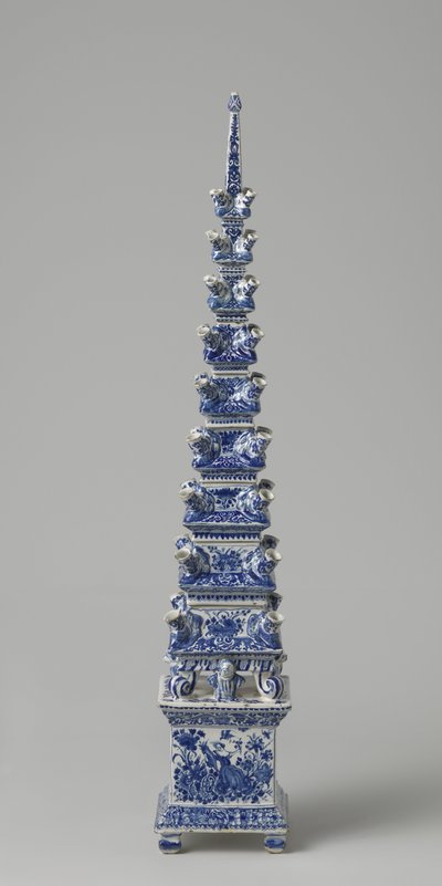 Flower pyramid, c.1710-20 by Dutch School