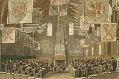 Great Hall of the Binnenhof, The Hague, Netherlands by Dutch School