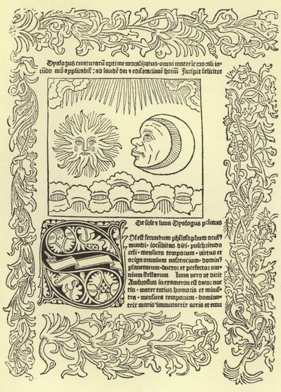 Page from the Dialogus Creaturarum by Dutch School