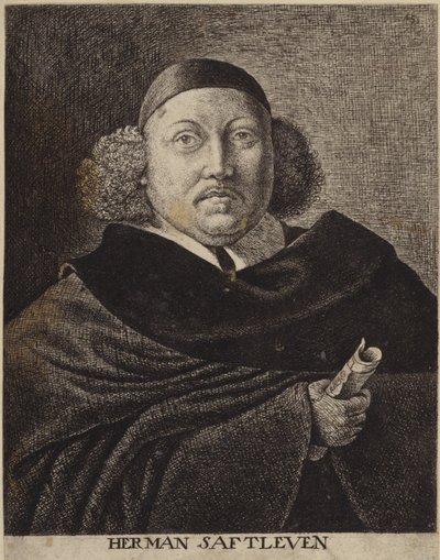 Portrait of Herman Saftleven the Younger by Dutch School