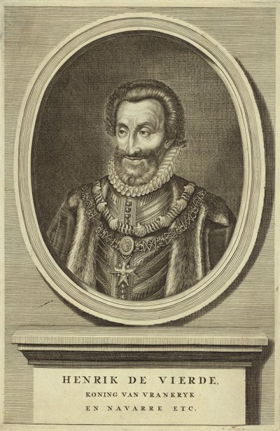 Portrait of King Henry IV of France by Dutch School