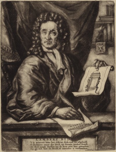 Portrait of Lambert Bidloo by Dutch School