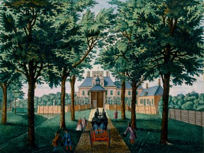 Westerhout House, from Het Zeganpralent Kennemerlant by Hendrick de Leth and Matthias Brouerius Van Nidek, published c.1700-1730 by Dutch School